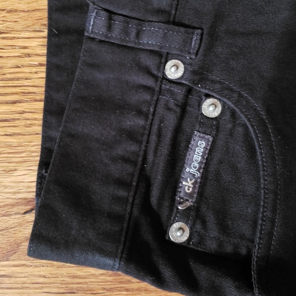 Ladies Calvin Klein black jeans size 3 - Picture 2 of 4